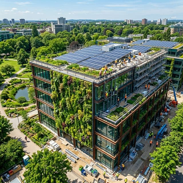 Sustainable green commercial construction in Tulsa by UDGOK